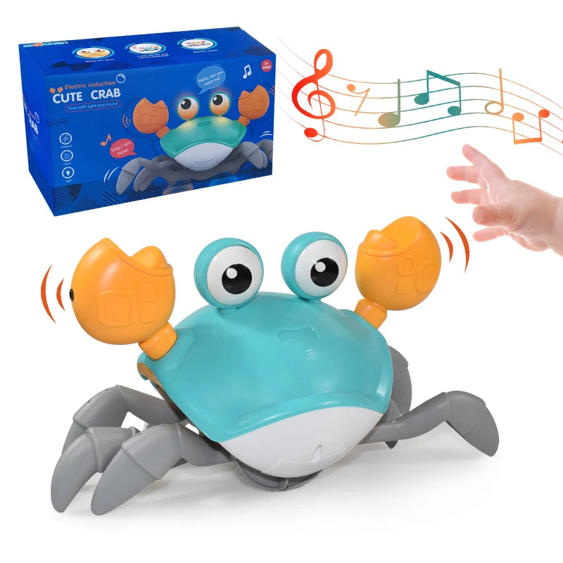 Kids Induction Escape Crab Octopus Crawling Toy Baby Electronic Pets Musical Toys Educational Toddler Moving Toy Christmas Gift