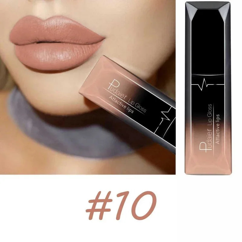 17-Color Sexy Matte Liquid Lipstick – Long-Lasting Lip Gloss & Cream for Bold, Stunning Lips!