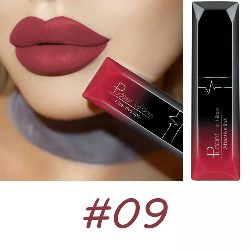 17-Color Sexy Matte Liquid Lipstick – Long-Lasting Lip Gloss & Cream for Bold, Stunning Lips!