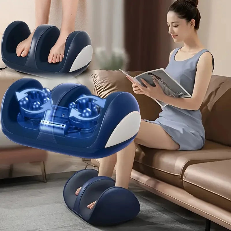 Electric Shiatsu Foot Massager with Heated Roller – Ultimate Relaxation for Feet & Calves