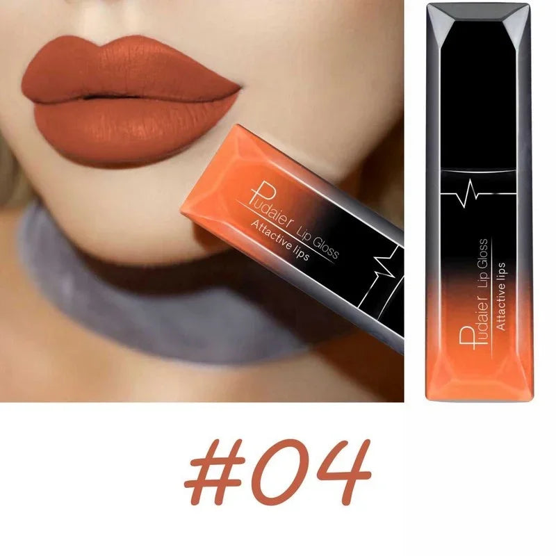 17-Color Sexy Matte Liquid Lipstick – Long-Lasting Lip Gloss & Cream for Bold, Stunning Lips!