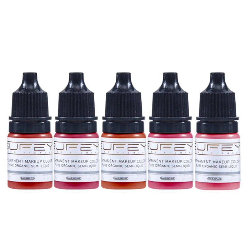 8ml Lip Tint Tattoo & Microblading Pigments Ink for Permanent Makeup - Nude Color Tattoo Paints for Eyebrows, Lips & Body Art