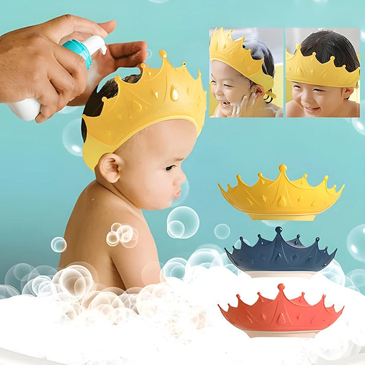 Ultimate Baby Bath Time Set: Silicone Shampoo Caps, Ear Protection & Fun Bath Toys for a Safe, Happy Splash!