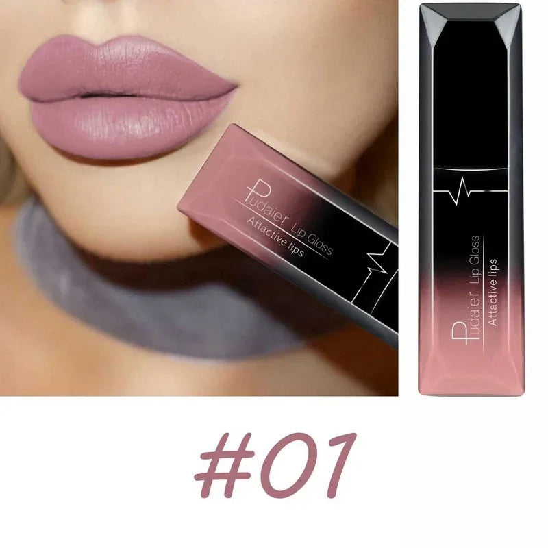 17-Color Sexy Matte Liquid Lipstick – Long-Lasting Lip Gloss & Cream for Bold, Stunning Lips!