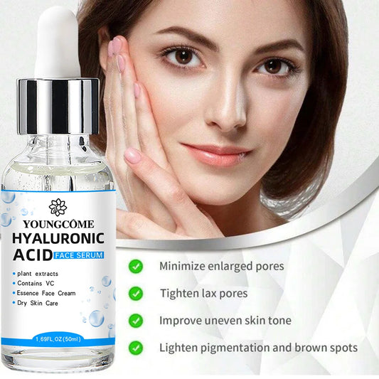 YOUNGCOME Hyaluronic Acid Facial Essence – Premium Hydrating Face Serum for Glowing Skin