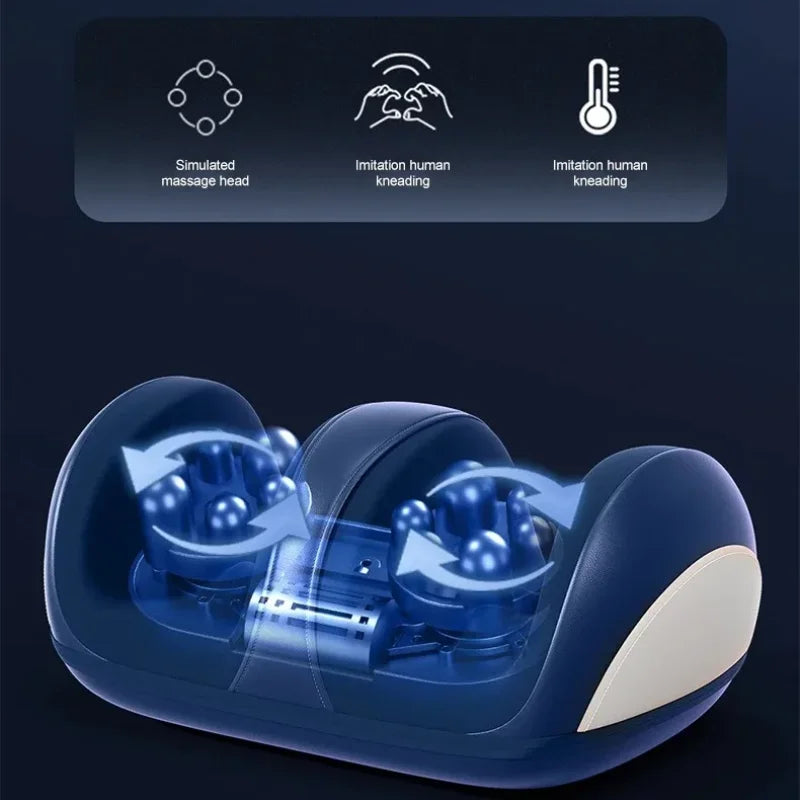 Electric Shiatsu Foot Massager with Heated Roller – Ultimate Relaxation for Feet & Calves