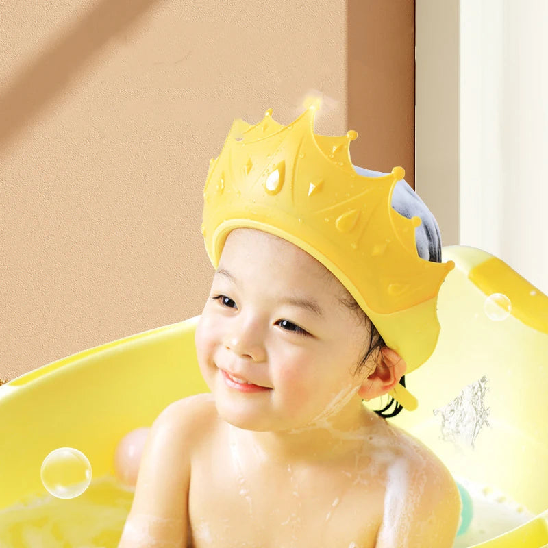 Ultimate Baby Bath Time Set: Silicone Shampoo Caps, Ear Protection & Fun Bath Toys for a Safe, Happy Splash!