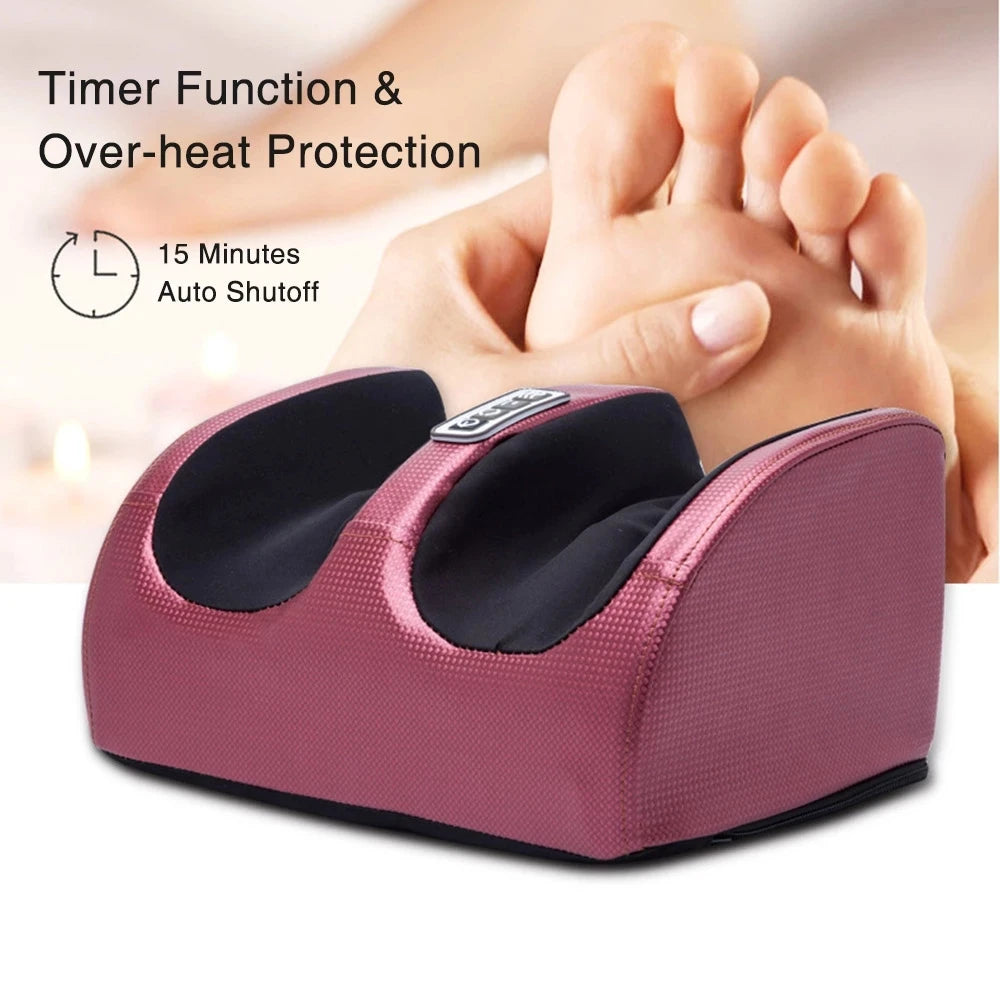 Electric Shiatsu Foot Massager with Heated Rollers – Ultimate Home Massage Experience