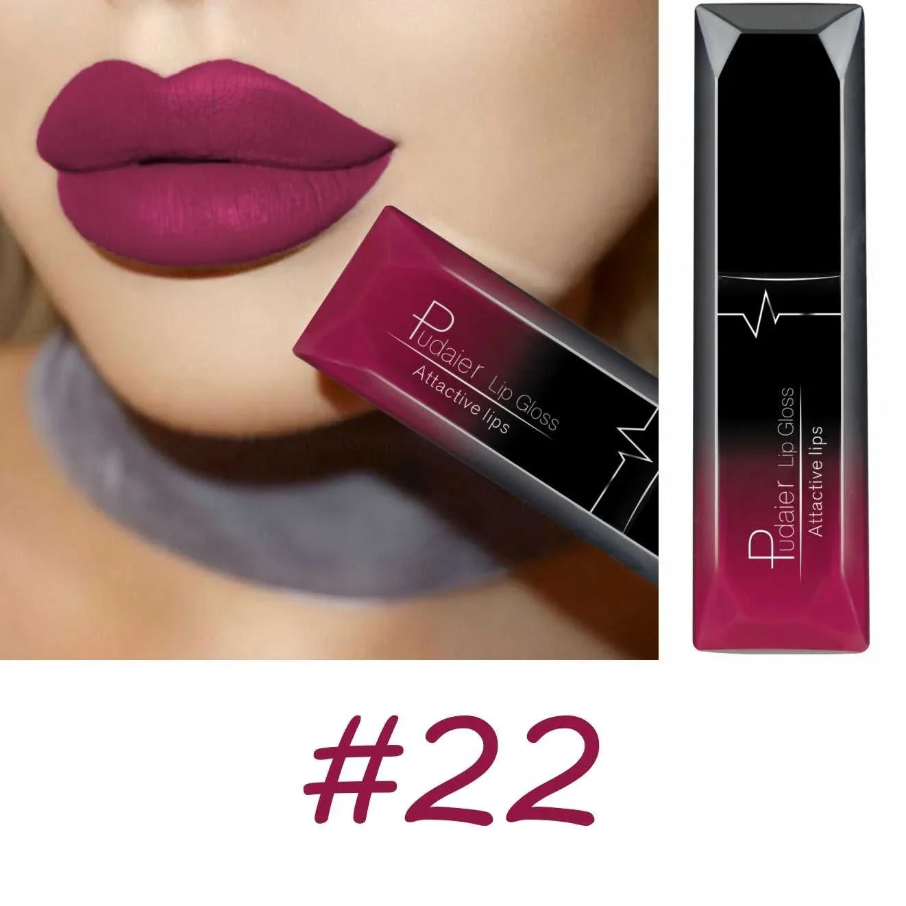 17-Color Sexy Matte Liquid Lipstick – Long-Lasting Lip Gloss & Cream for Bold, Stunning Lips!