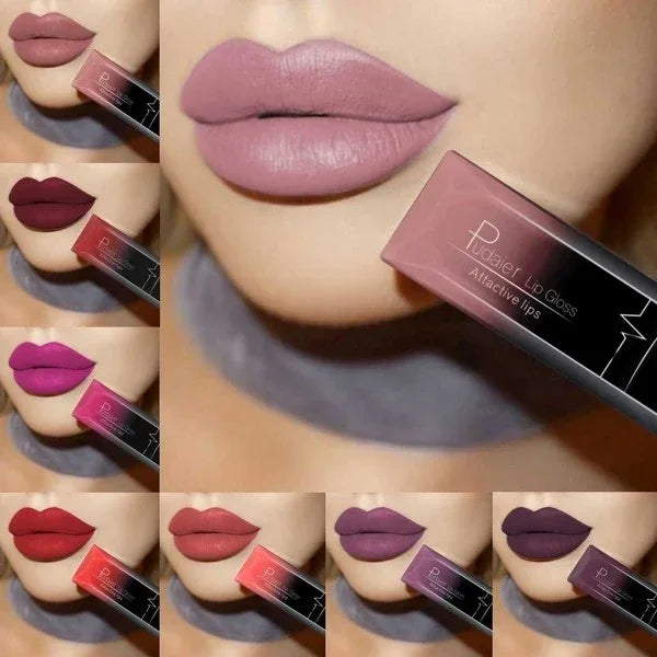 17-Color Sexy Matte Liquid Lipstick – Long-Lasting Lip Gloss & Cream for Bold, Stunning Lips!